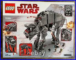 NEW and FACTORY SEALED STAR WARS LEGO SET 75189 FIRST ORDER HEAVY ASSAULT WALKER