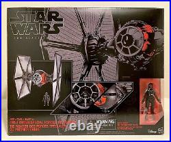 NIB Star Wars Black Series 6 First Order Special Forces Tie Fighter & Pilot