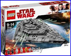 New LEGO Star Wars First Order Star Destroyer (75190) Retired, HTF