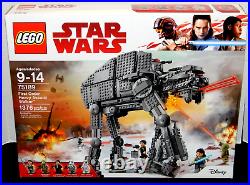New! Lego Star Wars (75189) First Order Heavy Assault Walker / The Last Jedi