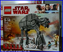 New Lego Star Wars AT-AT #75189 First Order Heavy Assault Walker poe rey figure