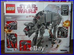 New Lego Star Wars AT-AT #75189 First Order Heavy Assault Walker poe rey figure