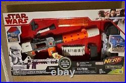 New Nerf Star Wars First Order Heavy Gunner Stormtrooper GlowStrke Blaster Gun