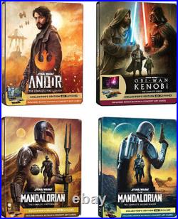 PRE-ORDER Star Wars Disney+ UHD Steelbook Bundle New 4K UHD Blu-ray