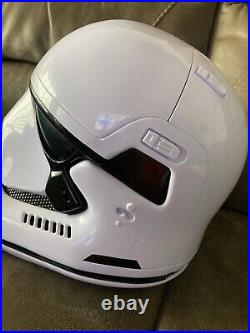 PRE OWNED Star Wars Black Series First Order STORMTROOPER HELMET PREMIUM-no Box