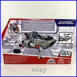 Playskool Star Wars Galactic Heroes FIRST ORDER SNOWSPEEDER Boxed Set Rare