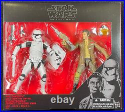 RARE 2016 Hasbro Star Wars Black 6 Action Figures and Playsets Collection MIB