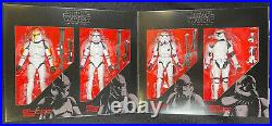 RARE 2016 Hasbro Star Wars Black 6 Action Figures and Playsets Collection MIB