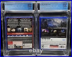 Red Dead Redemption 2 PS4 & Star Wars Jedi Fallen Order PS5 CGC Graded 9.8 A++