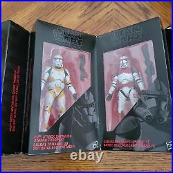 STAR WARS Black Series 6 EE Order 66 Clone 4pk 501st 442nd 212th Coruscant MISB