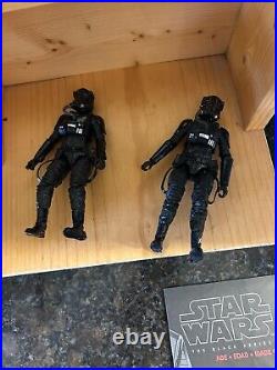 STAR WARS Black Series FIRST ORDER SPECIAL FORCES TIE FIGHTER + 2 Pilots + Stand