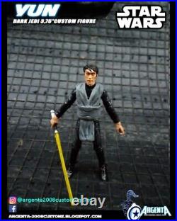 STAR WARS Custom action figure on order 3.75 Hasbro Jedi Sith 118 comission