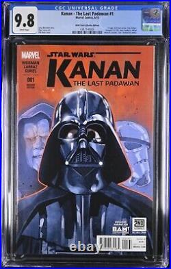 STAR WARS KANAN (2015 MARVEL) #1BAM! CGC 9.8 WithP? 1st App Of KANAN JARRUS + MORE