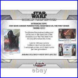 (Sealed) 2020 Topps Star Wars Chrome Perspectives Resistance vs. First Order