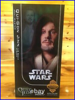 Sideshow EXCLUSIVE Qui-Gon Jinn Order Of The Jedi Master Star Wars 12 Figure