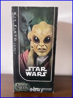 Sideshow STAR WARS KIT FISTO 1/6 SCALE 12 order of the jedi revenge of the sith