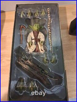Sideshow Star Wars Order Of The Force Lot (2) Yoda & Luke Skywalker 1/6 Figure