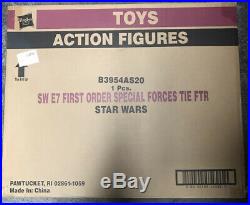Star Wars 6 Black Series #01 First Order TIE Fighter & Pilot. New Unopened