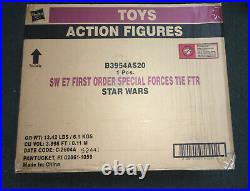Star Wars 6 Black Series #01 First Order TIE Fighter & Pilot Sealed Shipper Box