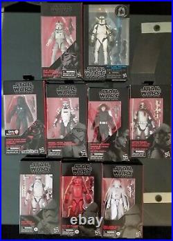 Star Wars BLACK SERIES Trooper Lot #1 Classic Clone First Order Sith NEW