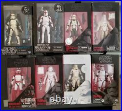 Star Wars BLACK SERIES Trooper Lot #2 Classic Clone First Order NEW