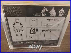 Star Wars Black First Order Stormtrooper Pack Amazon Exclusive Graded AFA 9.0