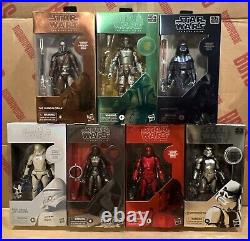 Star Wars Black Series 6 Carbonized Action Figures Bundle of 7 (NEWithSEALED)