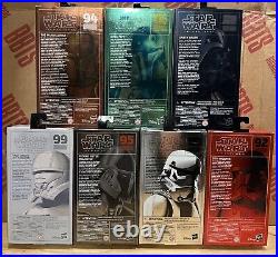 Star Wars Black Series 6 Carbonized Action Figures Bundle of 7 (NEWithSEALED)