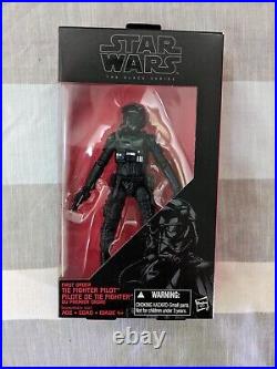 Star Wars Black Series 6 First Order Special Forces Tie Fighter + #11 Pilot