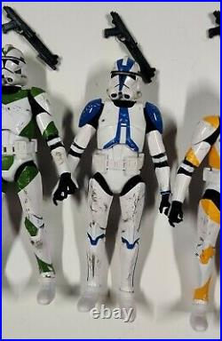 Star Wars Black Series Clone Troopers Lot of 5 Phase II 501st Order 66 212th
