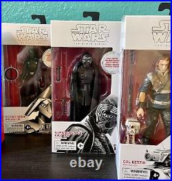 Star Wars Black Series First Edition White Box Lot Of 7 Figures New