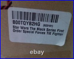 Star Wars Black Series First Order Special Forces Tie Fighter B00TQYB2HG, Sealed