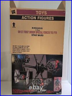 Star Wars Black Series First Order Special Forces Tie Fighter with Pilot + Box NEW