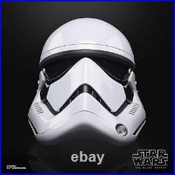 Star Wars Black Series First Order Stormtrooper Helmet with Box Rare & Discon