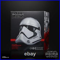 Star Wars Black Series First Order Stormtrooper Helmet with Box Rare & Discon