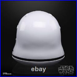 Star Wars Black Series First Order Stormtrooper Helmet with Box Rare & Discon