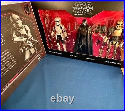 Star Wars Black Series Galaxys Edge The First Order 4-Pack 2018 #2 Hasbro