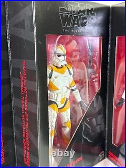 Star Wars Black Series Order 66 Clone Trooper Collection Figure Set #3095