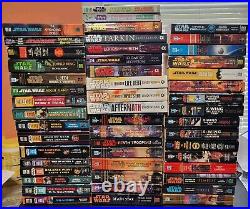 Star Wars Books HUGE Lot of 50 Many Rare New Jedi Order X-Wing Black Fleet Bane