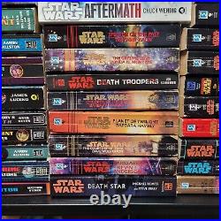 Star Wars Books HUGE Lot of 50 Many Rare New Jedi Order X-Wing Black Fleet Bane