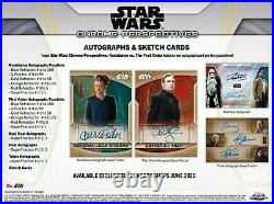 Star Wars Chrome Perspectives Resistance vs. The First Order Hobby Box 2020
