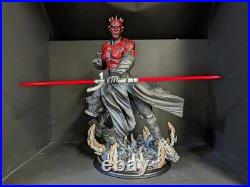 Star Wars Darth Maul fan Art Hand Painted Resin Model 1/6 Scale -made To Order