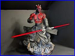 Star Wars Darth Maul fan Art Hand Painted Resin Model 1/6 Scale -made To Order