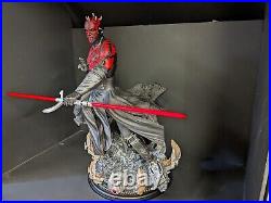 Star Wars Darth Maul fan Art Hand Painted Resin Model 1/6 Scale -made To Order