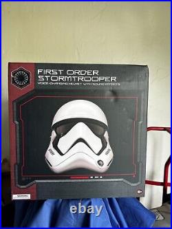 Star Wars Disney First Order Stormtrooper Voice Changing Helmet Galaxy's Edge