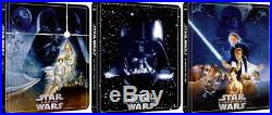 Star Wars/Empire/Jedi Episodes IVVI 3 SteelBooks 4K+2 Blu-ray PRE-ORDER