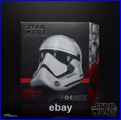 Star Wars FIRST ORDER STORM TROOPER Electronic Helmet The Black Series