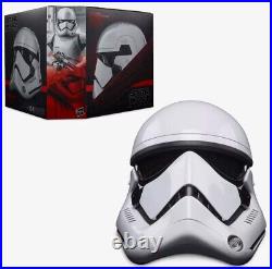 Star Wars FIRST ORDER STORM TROOPER Electronic Helmet The Black Series