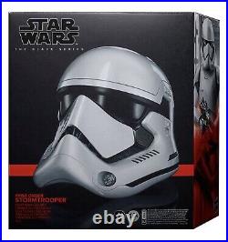 Star Wars FIRST ORDER STORM TROOPER Electronic Helmet The Black Series