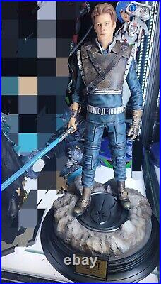 Star Wars Fallen Order Cal Kestis 1/4 Artist Made Custom Statue Not Hot Toys